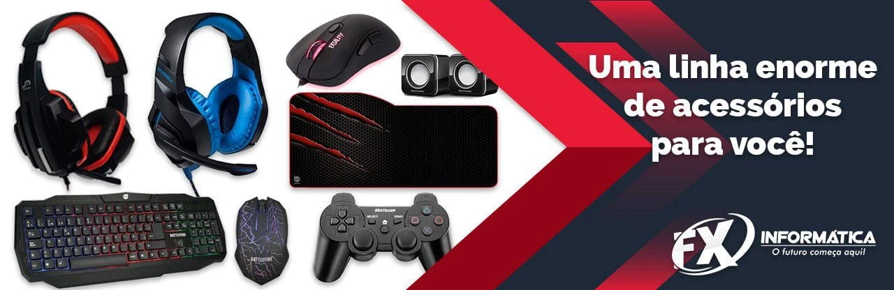 Uma Linha Enorme de Acessórios para Você