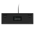 Teclado Mecânico 60% Vinik Anihi Black - Switch Red - Led Rainbow - Anihibkrd