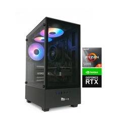 PC Gamer Ryzen 5 5600x, RTX 4060, 16GB RAM, SSD 480GB, Gabinete Gamer RGB