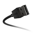 Cabo Usb a 2.0 Macho P/ Usb Tipo-c - Preto - 1 Metro - Nylon - Puacn-01