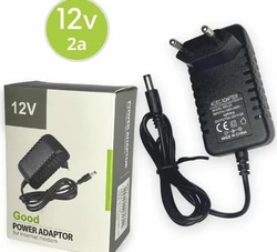 Fonte 12v 2a Alimentação pino P4 5,5 mm x 2,1 mm Cftv Ou Receptor De Tv  câmeras, roteadores, fitas de LED, DVRs  Bivolt