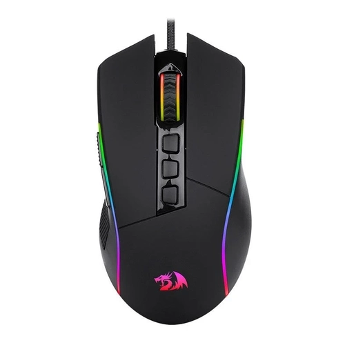 Mouse Gamer Redragon Plank Preto - M812-rgb