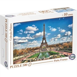 Quebra Cabeça Puzzle 500 Peças Torre Eiffel Paris,França -Toia