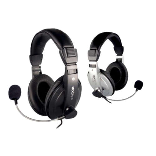 Fone de Ouvido Headset P2 C/ Microfone Cabo 2,4m F-014 Preto Hoopson