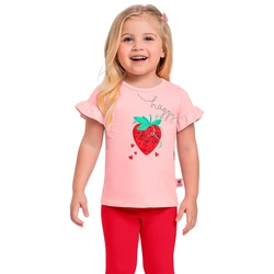 Conjunto Camiseta Manga Curta e Legging Beeloop Feminino