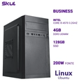 Computador B500 Core I5 4570 3.2ghz Memória 4gb Ddr3 Ssd 128gb Fonte 200w Linux Ubuntu