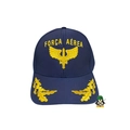 Boné Força Aérea Azul Mrinho (Aba Bordada)