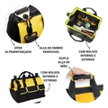 Bolsa Ferramentas Grande Reforçada Eletricista Mala Bolsos Cor Amarelo