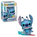 Boneco Funko Pop! Exclusivo Sdcc25 Disney Lilo & Stitch - Stitch Na Prancha