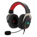 Headset Gamer Redragon Zeus X RGB Surround 7.1preto com Vermelho - H510rgb-preto
