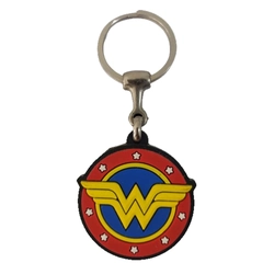 Chaveiro Geek Emborrachado Mulher Maravilha