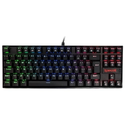 Teclado Mecânico Gamer Redragon Kumara RGB Preto - K552-KRS PT-BLUE