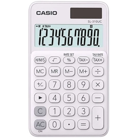 Calculadora de Bolso 10 Digitos Branca - Sl-310uc-we