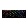 Teclado Gamer Mecânico Gamdias Hermes E3 RGB USB 2.0 Switch Azul Layout ANSI Preto - (US/BLUE/BK)