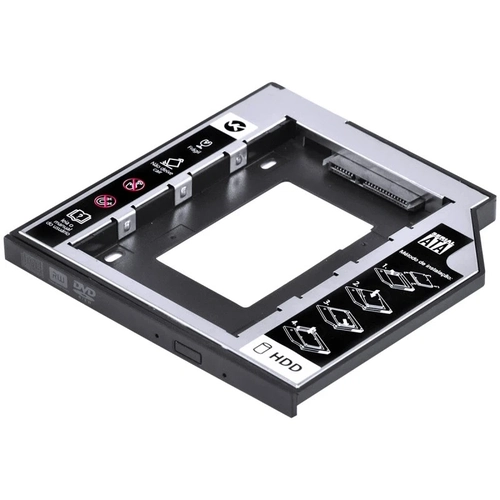 Adaptador Caddy para Hd Ou Ssd Gaveta Dvd Notebook Sata 9.5mm Ac-95