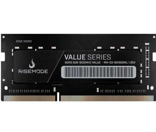 Memória RAM para Notebook Rise Mode Value Series, 8GB, 1600MHz, DDR3, CL11 - RM-D3-8G1600NL