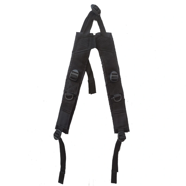 Suspensório RK Com Bolsos Preto (Velcro )