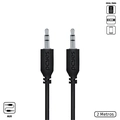 Cabo P2 3.5mm Macho para P2 3.5mm Macho 28awg Puro Cobre 2 Metros - P35m-2