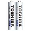 Pilha Recarregável AA 1,2V 2600mAh TNH6GAE TOSHIBA (Cartela com 2 unid.)