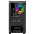 Gabinete Gamer Liketec Dark Revolution, RGB, Mid-Tower, 3x Fans, Vidro Temperado, M-ATX LC-MT-REVOLUTION-2051