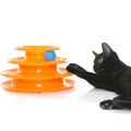 Torre Interativa Bolinha para Gatos - Laranja