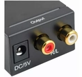 Adaptador Conversor Ótico Optico Novo Digital Para Rca