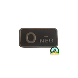 Tipagem para Colete O Neg PM (Emborrachado)