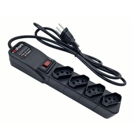 Filtro De Linha e Protetor Ts Shara 4 Tomadas 10a Plastico