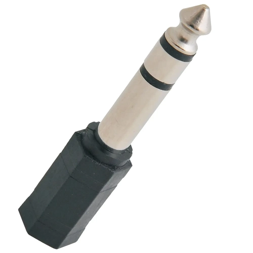 Adaptador P2 Estéreo Macho para P10 Estéreo Fêmea Níquel (Unidade)