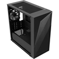 Gabinete Cooler Master Cmp 320l Micro-atx Lateral de Vidro Preto    Cp320-kgnn-s03