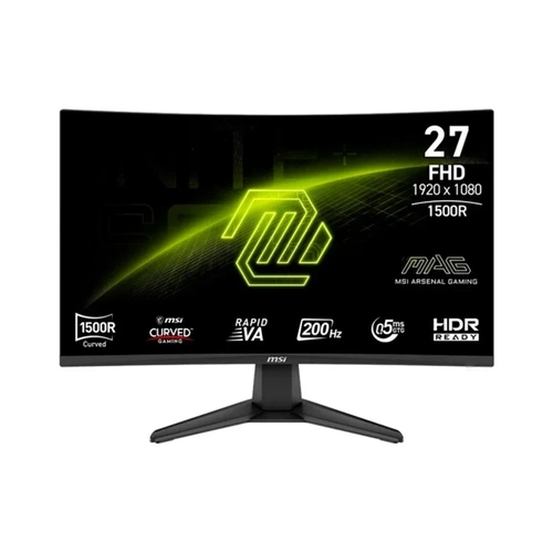 Monitor 27'' MSI Curvo 276cf E20 Full HD - 9s6-3ce11m-026