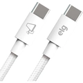 Cabo USB-C Tipo-C Para USB-C Tipo-C 2M ELG Branco - TC602