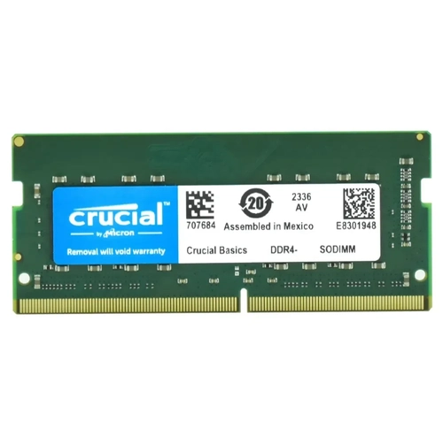 Memória Notebook DDR4 8GB 3200MHz Crucial - CB8GS3200