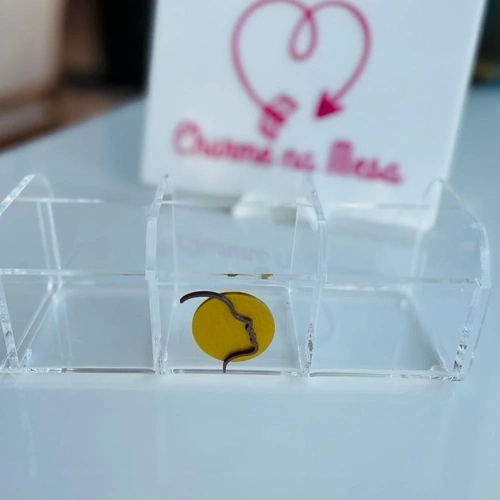 Porta saches - Logo alto relevo inicial ou desenho