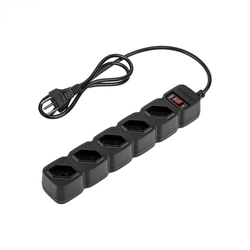 Protetor Eletronico C/ 5 Tomadas Epe 205 + Preto 4824203