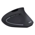 Mouse Sem Fio Recarregavel 2.4 Ghz Vertical Ergonomico Ortopedico Power Fit 1600 Dpi Preto Usb - Pm300