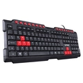 Teclado Gamer Vx Gaming Dragon V2 Abnt2 1.8m Preto Com Vermelho - Gt100