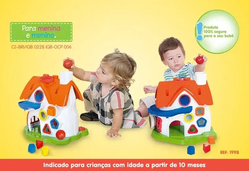  Casinha de Atividades Divertida - Cotiplás