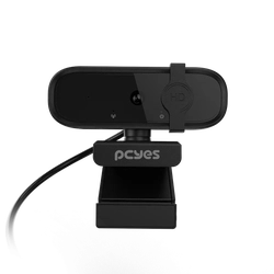Webcam Pcyes Raza Full HD 1080p 60fps Foco Automático com Microfone - Rzfhdaf01