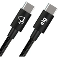 Cabo Usb-c Tipo-c Para Usb-c Tipo-c ELG 1M Preto - Tc60
