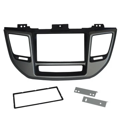 Moldura Fiamon  2 Din Hyundai Nova Tucson 17/ 18 Grafite