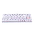 Teclado Mecânico REDRAGON KUMARA Branco Switch Vermelho - K552W-2 (PT-RED)