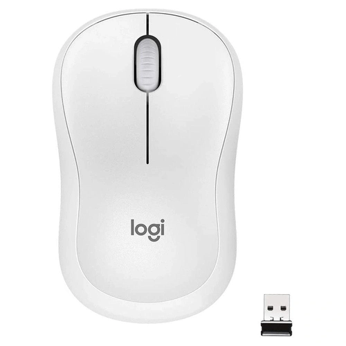 Mouse Sem Fio Logitech M220 Silencioso Ambidestro Branco - 104876