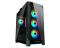 Gabinete Gamer Cougar DUOFACE PRO RGB, Vidro Temperado, E-ATX, 4x Fans ARGB, Preto, 385AD10.0001