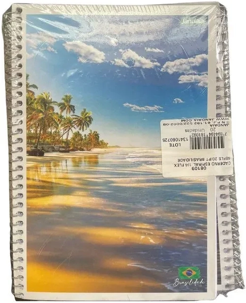 Caderno Jandaia 48 Folhas