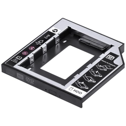Adaptador Caddy para Hd Ou Ssd Gaveta Dvd Notebook Sata 12.7mm Ac-127
