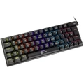 Teclado Mecanico Gamer Kalkan Loki 60% Preto Switch Marrom - KLK00015