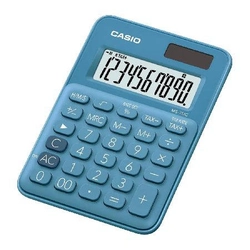 Calculadora Mini de Mesa 10 Dígitos Com Cálculo de Hora Ms-7uc-bu-n Azul