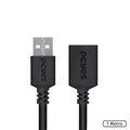 Cabo Extensor Usb a 2.0 Macho para Usb a 2.0 Femea 28awg Puro Cobre 1 Metro - Puamf2-1
