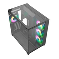 Gabinete Gamer Liketec Zeus Pro Glass, Mid-Tower, Vidro Temperado, Sem Fan, ATX, LC-CB3X3-ZEUS-2089